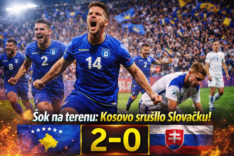 Kosovo šokiralo Slovačku 4:3